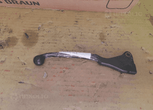 klamka sprzęgła  dźwignia czarna 4