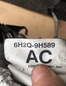 Wiązka elektryczna silnika 6H2Q-9H589 Jaguar XF X250 2.7 D 2