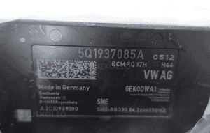 Moduł sterownik bcm komfortu volkswagen skoda 5Q1937085A 7