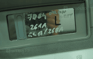 Osłona przeciwsłoneczna lewa prawa kolor 7D84 mercedes cl W215 7