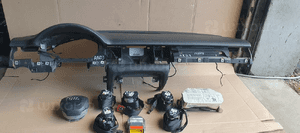 Konsola poduszki pasy AIRBAG sensor zestaw naprawczy Audi A8 D3 6