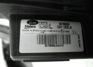 Ford kuga ii lift xenon czarna lampa przednia lewa 11