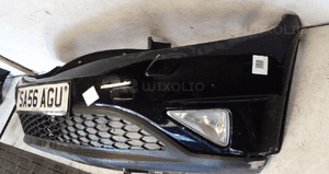 Zderzak przód przedni do honda civic viii 8 ufo B92P czarny spryskiwacze lamp xenon halogeny 2