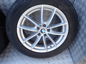 KOŁA FELGI ALUMINIOWE BMW 7JX18 ET 22 Z OPONAMI ZIMA 225/60/18 XL KOMPLET 10