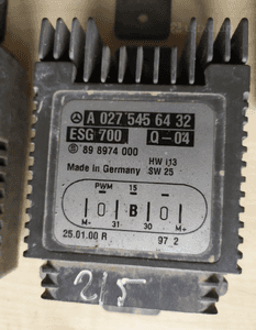 MERCEDES s e c clk a cl moduł wentylatora 4