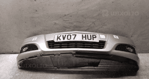 Zderzak przód przedni do opel astra h 3 iii lift fl halogeny Z157 srebrny 1