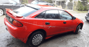 Mazda 323f ba 94-98  Drzwi prawe przednie przód szyba w kolor 8