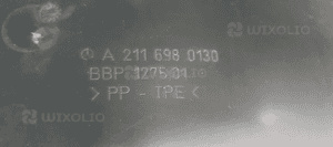 Nadkole lewy przód przednie lewe Mercedes E-Klasa W211 A2116980130 5