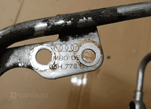 Rurka oleju olejowa turbiny smarująca smarowania Audi A4 B8 A5 2.0 TFSI 06H778B 4
