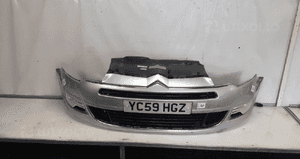 Zderzak przód przedni do citroen C5 iii 3 ezrc srebrny halogeny xenon spryskiwacze 1