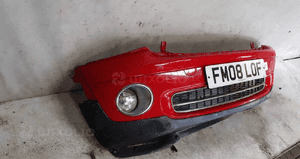 Zderzak przedni przód mini cooper s R55 R56 lift czerwony 4