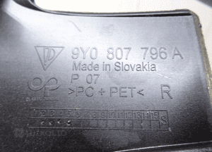 Porsche cayenne 9Y turbo kratka prawa 9y0807796a 8