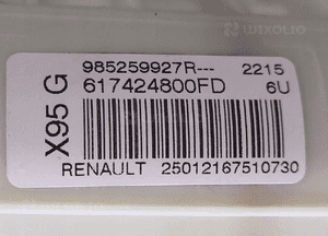 DESKA ROZDZIELCZA KONSOLA KOKPIT AIR BAG NAPINACZE Renault Scenic III 3 EU 9