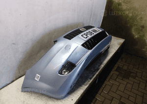 Zderzak przód przedni fiat grande punto 457/B błękitny halogeny 4