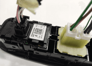 Panel przełącznik szyb lewy przód przedni renault zoe ii 255700068R 2019-24 8