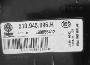 Lampa tylna tył prawa vw golf sportsvan 510 2014-2017 9