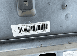 Blenda nakładka klapy tył tylna bmw 5 gt F07 4