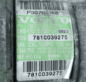 Volvo S60 V70 sprężarka klimatyzacji 2.0 2.4  T 30761388 5