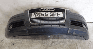 Zderzak przód przedni audi A3 8P lift fl LX7Z szary grafit halogeny 1