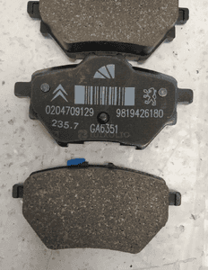 CITROEN C4 III E-C4 KLOCKI HAMULCOWE TYŁ TYLNE KOMPLET NOWY ORYGINAŁ 6