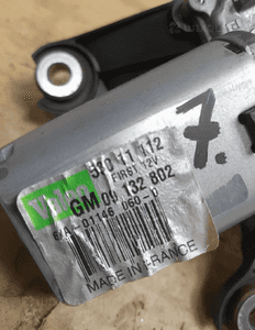 SILNICZEK WYCIERACZKI TYŁ OPEL MERIVA A nr 53011112 / 09132802 2