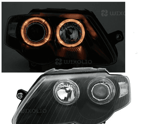 Lampy Reflektory VW PASSAT B6 05-10 DEPO Ringi 2