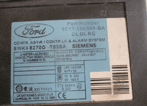 MODUŁ KOMFORTU FORD TRANSIT MK6 1C1T15K600BA 2