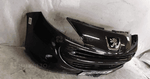 Zderzak przód przedni do peugeot 207 halogeny  exl exld czarny 4