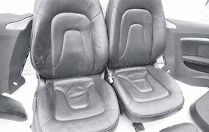 FOTELE SIEDZENIA SKÓRA MANUAL AUDI A5 8T B8 COUPE 7