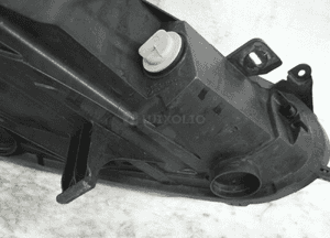 Ford fiesta MK7 lift soczewka cała lampa przód lewa przednia 9