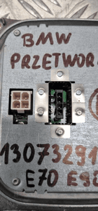 Bmw E70 E90 E92 moduł przetwronica xenon sterownik 1307329153 8