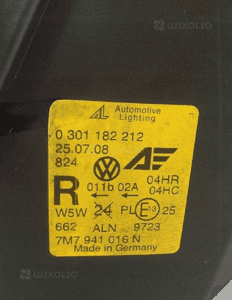 Seat alahambra sharan prawa lampa lampy -116 3