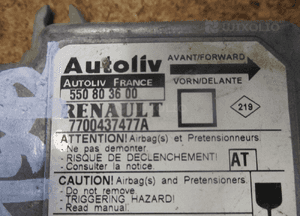 MODUŁ SENSOR AIR BAG RENAULT MEGANE I 1 550803600 2