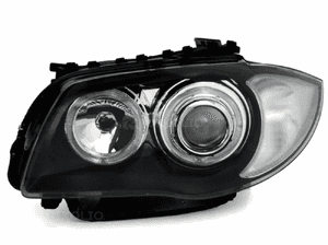 LAMPY Reflektory BMW E87 E81 2004-2011 BIAŁE RINGI LED DEPO 5