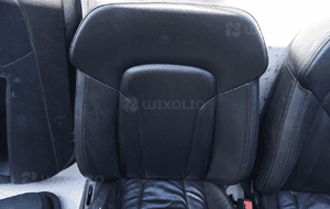 Fotele siedzenia skóra s-line grzane 7 osób audi Q7 4L 11