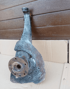 Zwrotnica piasta lewy przód przednia Porsche Cayenne 4.2 TDI 7P0407245A 3