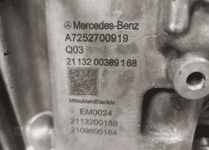 Mercedes c klasa A206 W206 skrzynia biegów automat 1.5 hybryda A2062703701 8