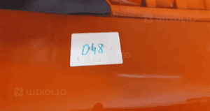 Peugeot 107 C1 zderzak przód przedni kkn czerwony 2