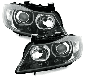 Reflektory BMW E90 E91 2005-2011 Ringi LED H7 DEPO - Oryginalne Lampy 4
