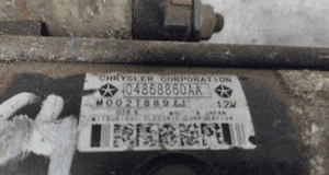 Rozrusznik chrysler voyager iv 2.8 crd M002T88971 04868860AA 5