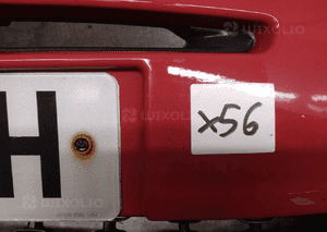 Zderzak przód przedni renault twingo 2 ii OV727 czerwony 2