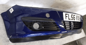 ) ZDERZAK PRZÓD PRZEDNI OPEL ASTRA H 3 III Z21B GRANAT GRANATOWY HALOGENY 4