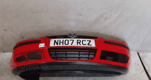 Zderzak przód przedni vw volkswagen polo 9N3 lift fl czerwony LP3G 1