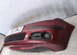 Zderzak przód przedni skoda fabia i 1 lift fl 9770 bordo bordowy 4