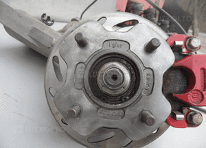 WAHACZ LEWY TYŁ PIASTA ZWROTNICA TYLNA LIGIER MICROCAR 2015 3