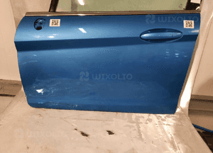 Drzwi przód przednie lewe ford fiesta MK.7 7 vii 99 błękitne niebieskie 5D 5 drzwi hb 5