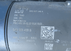 Układ maglownica przekładnia kierownicza vw golf 8 skoda octavia iv vw caddy sueperb iii 5WB423105A 2019- 5