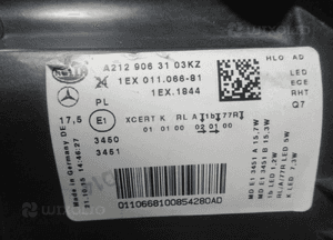 Lampa przednia przód mercedes e-klasa W212 lift full led A2129063103KZ 2011-2016 26
