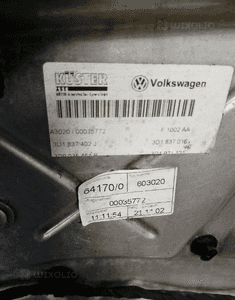 Mechanizm podnośnik szyby prawy przód VW Phaeton 3D1837402J 3