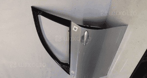Drzwi przód przednie lewe bmw E60 E61 seria 5 titansilber srebrne 3